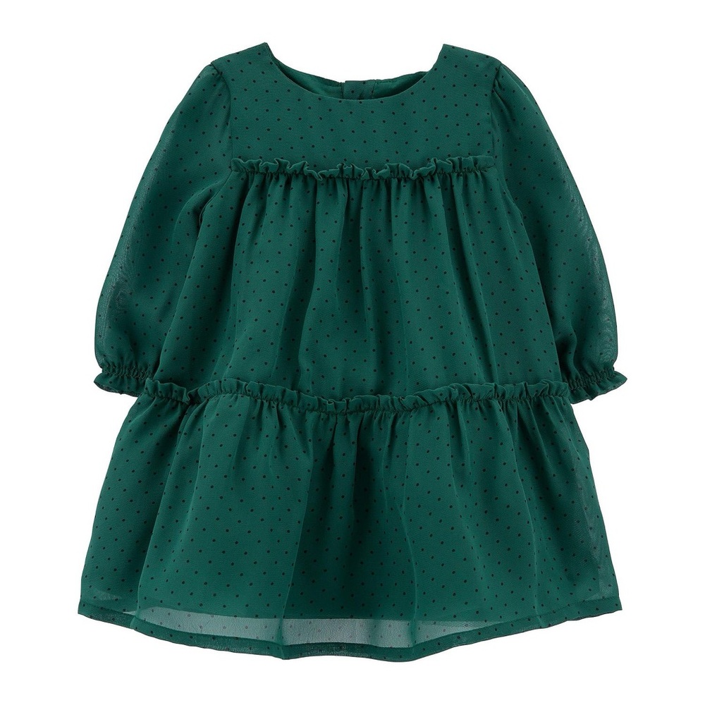 Carter's Green Polka Dot Dress